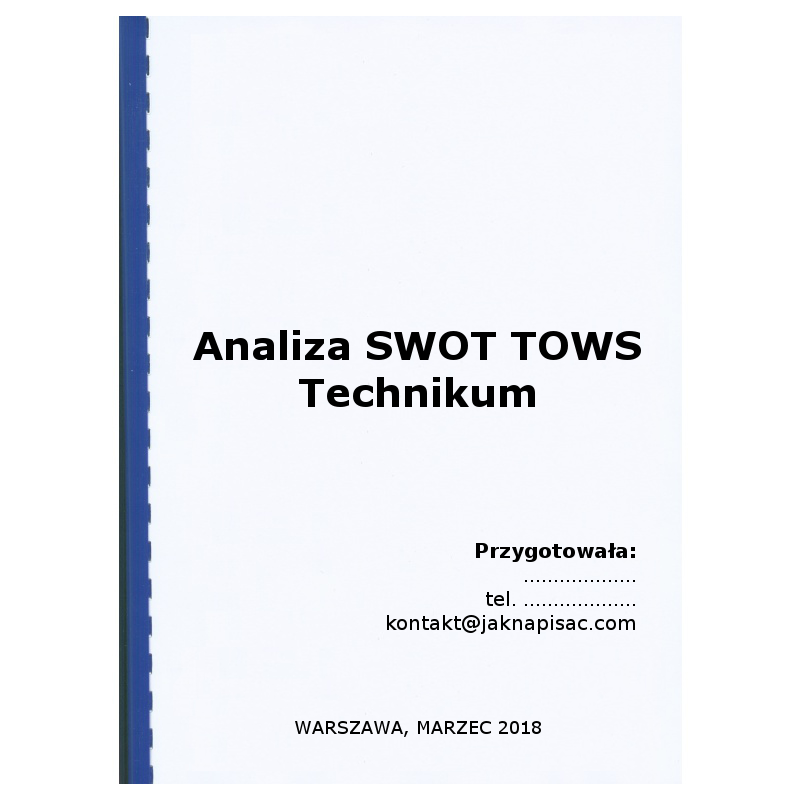 Analiza SWOT TOWS Technikum